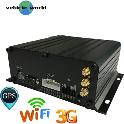 2.0MP AHD 1080P HDD 4Ch GPS WIFI 3G Mobile DVR for Vehicle Car Taxi Trailer Truck School Bus