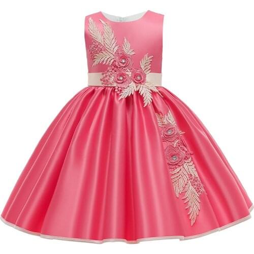 2021 elegant lace girl dress formal Princess Dress Party 3-10 years old fashion girl dress childrens dress Birthday Dress