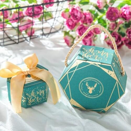 25pcs Delicate Candy Box Chocolates Packaging Gifts Boxes Bags For Guests Wedding Mariage Baby Shower Party Decoration Supplies