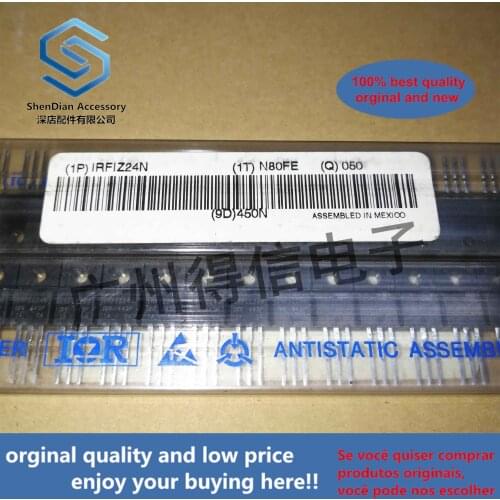 5pcs 100% orginal new IRFIZ24N 14A 55V N-channel MOS tube TO-220F... real photo