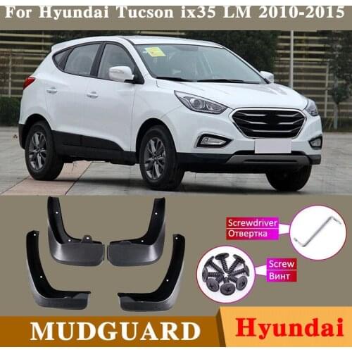 Car Products Car Accessories Fender Mudguards Splash Guards Fender Mudflaps For Hyundai Tucson ix35 LM 2010-2015 Car Fender