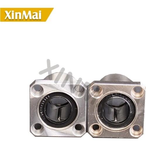 Free shipping LMK10UU LMK12UU LMK13UU LMK16UU square flange linear bearing 12mm square flange linear motion bearing cnc parts