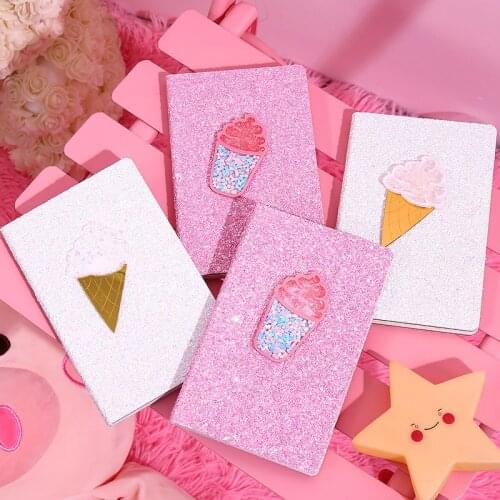 Pink White Icecream Notebook A5 Note book Kawaii Journal Stationery School Supplies School Students Stationery Office Supplies
