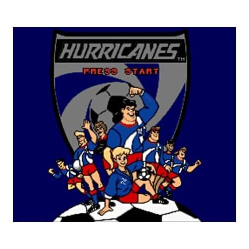 Hurricanes NTSC Version 16 Bit 46 Pin Big Gray Game Card For USA Game Players