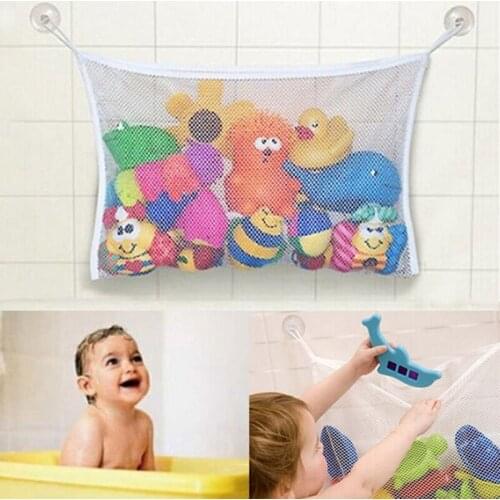 Home Kid Baby Home Bath Tub Toys Bag Bathing Hanging Organizer Storage Toy Bags E2S