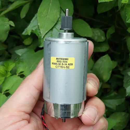 MITSUMI M36N-5E Dual Shaft Micro 36mm Large Torque 575 Electric Motor with Gear DC 24V-30V For Copier DIY Hand Wind Generator