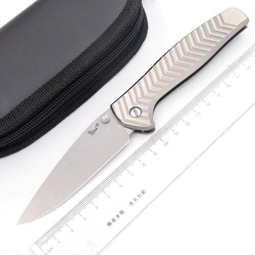 JUFULE Limited Edition 781 20CV Steel Aluminum handle ball bearing knife camping pocket Survival Hunting Kitchen Knives EDC Tool