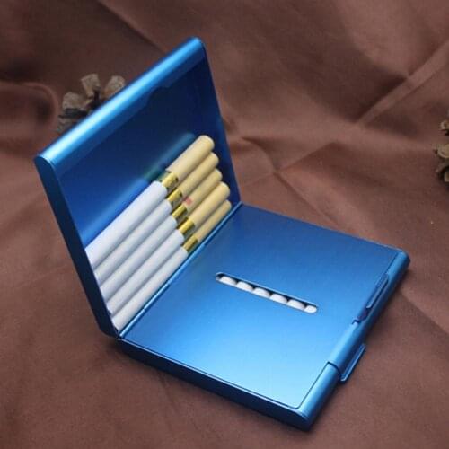 Metal Double Layer Smoking Cigars Case 20 Box Holder Storage Container Accessories Household Supplies