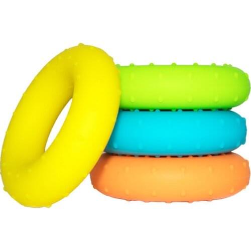 New Hand Grip Ring Silicone Athlete Fitness Hand Exerciser 20-50LB Grips Muscle Strength Sport Wrist Training Equipment