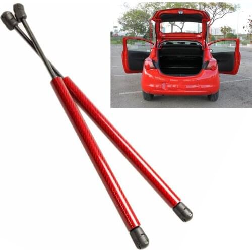 Carbon fiber for Opel Corsa E van 2014-2019 AUTO Rear Trunk Hatch Tailgate Boot Lift Supports Gas Struts gas springs dampers