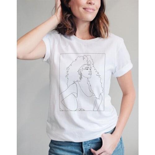 Whitney Houston emotional Emotions tshirt women funny graphic tees tops short sleeve t shirt girls t-shirt