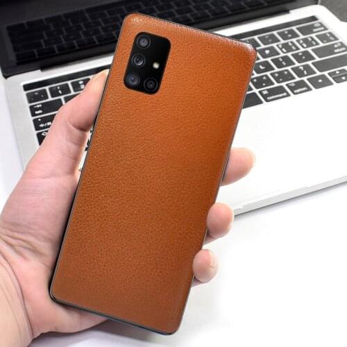 Luxury DIY Leather Skin Sticker Wrap Skin Back Paste Film For SAMSUNG Galaxy A20S A30S A40S A50S A70S A51 A71 A10 20 30 50 60 90