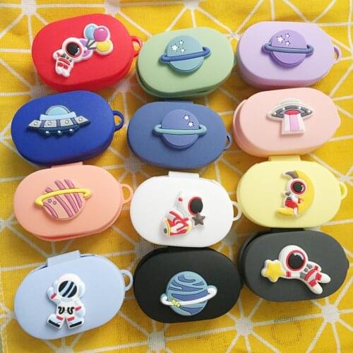For xiaomi redmi AirDots /AirDots S / AirDots 2 Protection Case Cute Cartoon Earphones Case Silicone Anti-fall Protector Cover