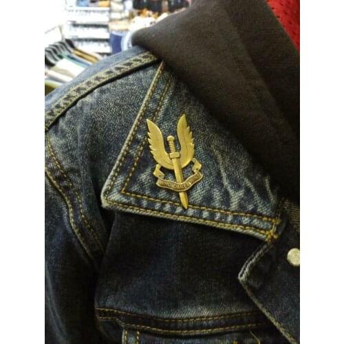 WW2 UK British Special Air Service SAS Who Dares Wins Medal Badge Lapel Pin armyshop2008