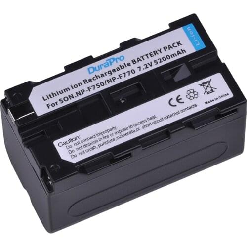 1pc 7.2V 5200mAH NP-F750 NP-F770 NP F750 NP F770 Li-ion Battery for Sony ccd-tr917 ccd-tr940 ccd-trv101 ccd-trv215 ccd-trv25