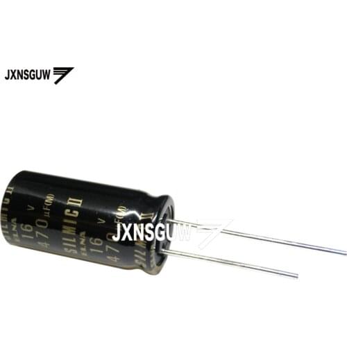 10PCS Original ELNA RFS SILMIC II 16V470UF 12.5X25MM 470uf/16v Silk fiber audio electrolytic capacitor SILMICII 470UF 16V