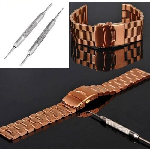 2pcs Practical Watch Band Spring Bars Strap Link Pins Remover Repair Kit Tool