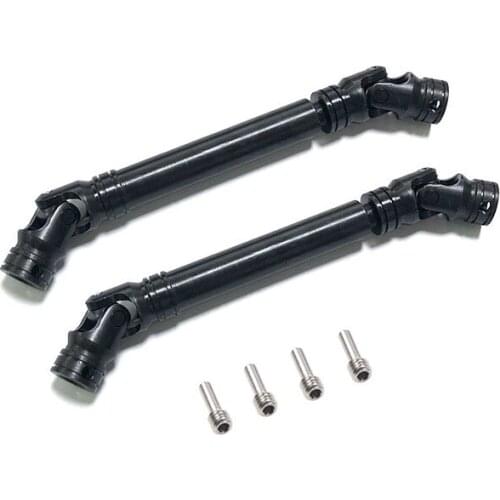 2Pcs Steel Universal Drive Shaft 105-157mm for 1/10 RC Crawler Axial SCX10 II III AXI03007 Traxxas Trx4 D90 D110