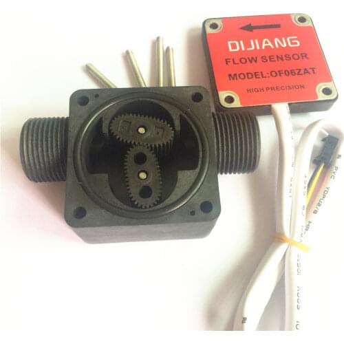 3/4"oval gear plastic flow meter sensor for oil Milk Diesel gasoline solene gasolene benzine petrol,bee honey liquid