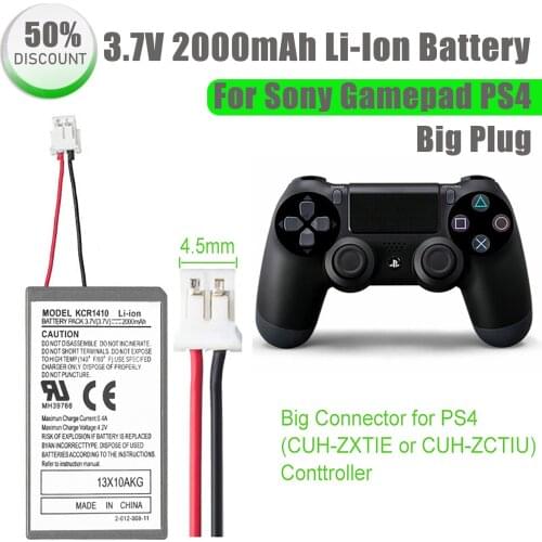 3.7V 2000mAh Battery For Sony Gamepad PS4 Battery Dualshock4 V1 Wireless controller Rechargeable Batteries CUH-ZCT1E CUH-ZCT1U
