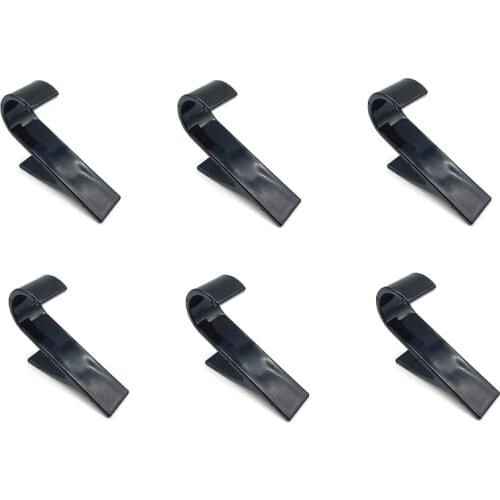 6 pcs Black Creative Bathroom Hook Holder Made by PS Durable Not Easy to Break or Deform
