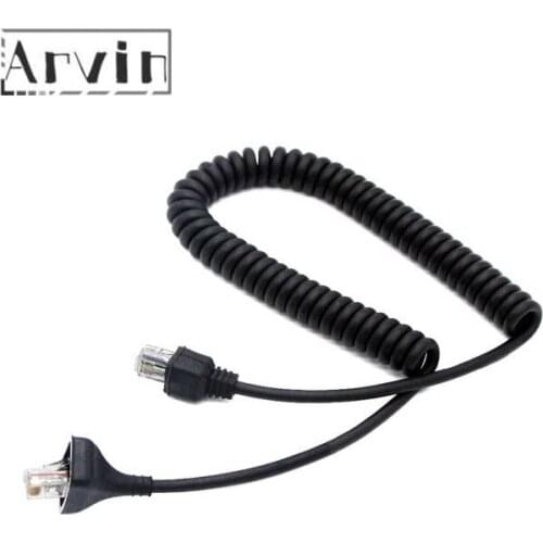8 Pin Replacement Speaker Mic Cable Microphone Cord for Kenwood TK-868G TK-768G TK-862G TK-762G TM-271A TM-471A TK-760 Radio