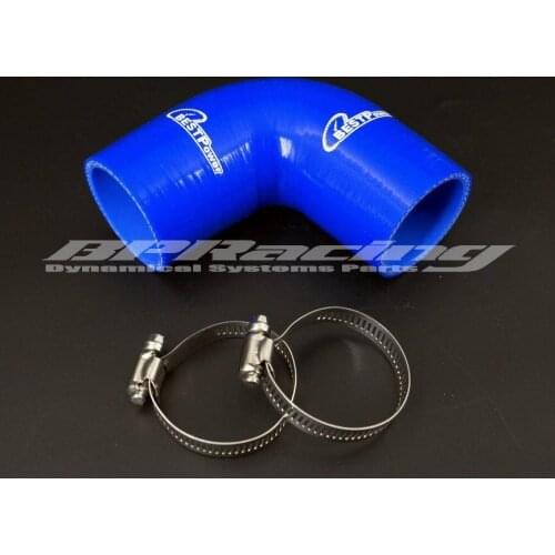 80mm/83mm/89mm Unversal 90 Deg Degree Elbow Silicon Coupler Hose/3.15" inch/3.28"/3.5" inch Bend Pipe Turbo Coolant + clamp