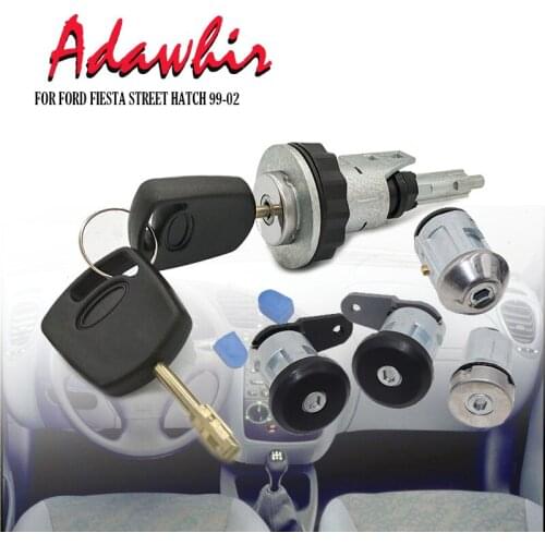 96FGA22050CG 98FU A22050 CDPM FOR FORD FIESTA STREET HATCH 99-02 TRUNK BACK LOCK CYLINDER WITH 2 KEYS