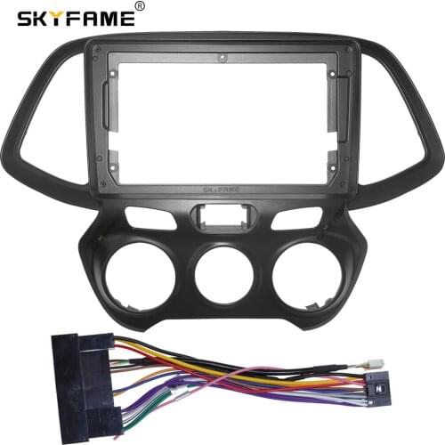 SKYFAME Car Frame Cable For HYUNDAI Santro 2018-2019 Screen Dask Kit Fascia Frame