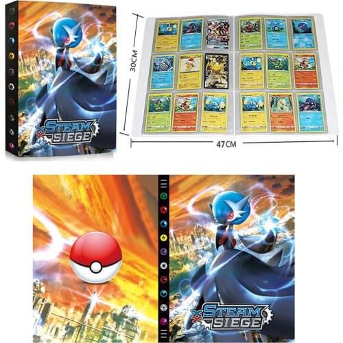 Cartoon Anime Pokemon Album 9 Pocket 432Pcs Playing Game Card Collection Book Holder Map Folder Loaded List Kids Toy Gift
