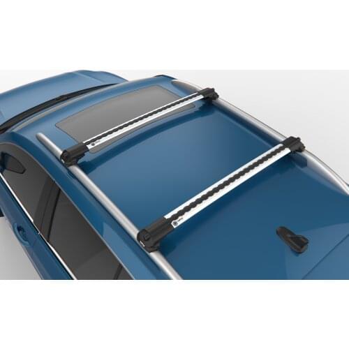 TURTLE AIR 1 ROOF RACK 1 PAIR OF CROSSBARS FOR OPEN RAIL VEHICLES