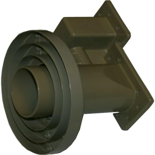 C Band LNB Wideband 3.4-4.2 GHz Satellite Dish Dual Polarity Feedhorn FTA