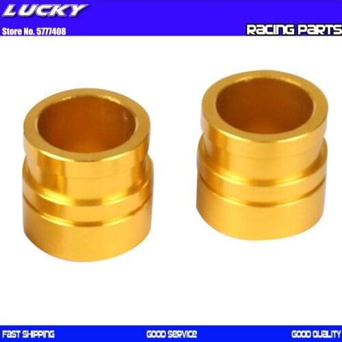 CNC Aluminum Front Wheel Hub Spacers For SUZUKI RMZ250 07-18 RMZ450 05-18 RMX450Z 10-17