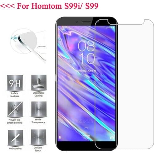 For Smartphone Tempered Glass 9H Explosion-proof Protective Film Screen Protector mobile phone For Hotom S99 S99i