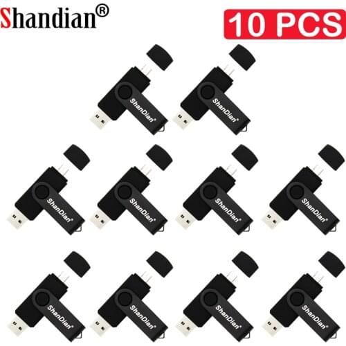 10 PCS/LOT OTG USB flash drive Smart Phone Tablet PC 128GB 16GB 32GB 64GB Pendrive Real Capacity Memory stick 256GB Pen drive
