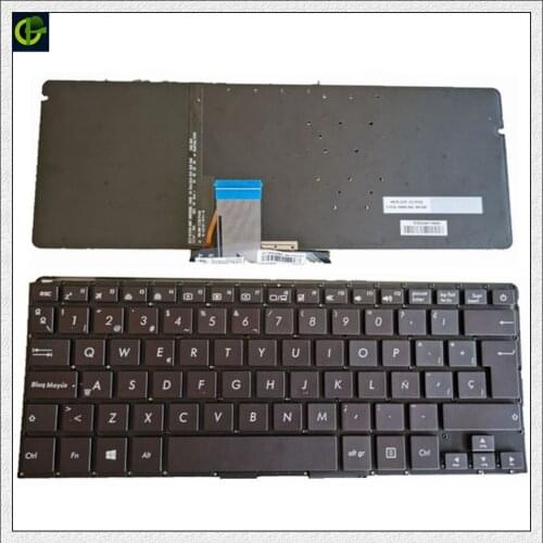 Spanish Backlit keyboard top cover for ASUS RX410U UX310 UX410 RX310 U310 U310U UX4000 U4000 U4000U U4000UQ UX410U UX310U SP LA
