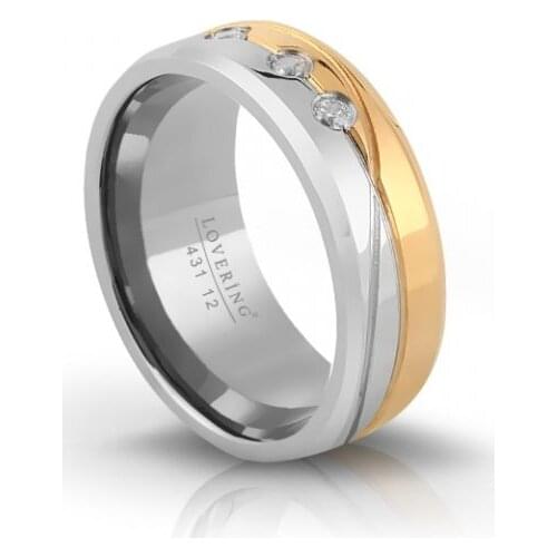 Lvr431 Steel Wedding Ring
