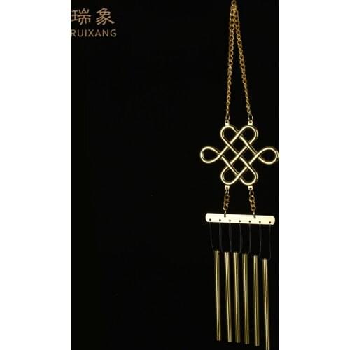 Copper Windbell Pure Copper Pendant Living Room Bedroom Door Antique Temple Car Balcony Outdoor Door Hanging Metal