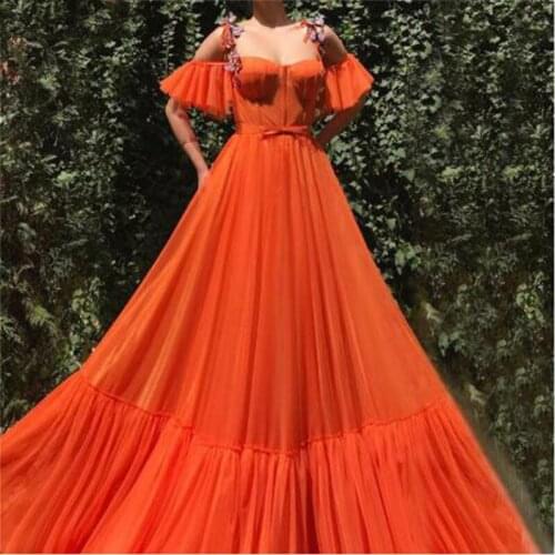 New Stylish Prom Party Dresses 3D Butterflies Appliques Small Waistbelt Spaghetti Straps A-line Long Evening Gowns gaun pesta