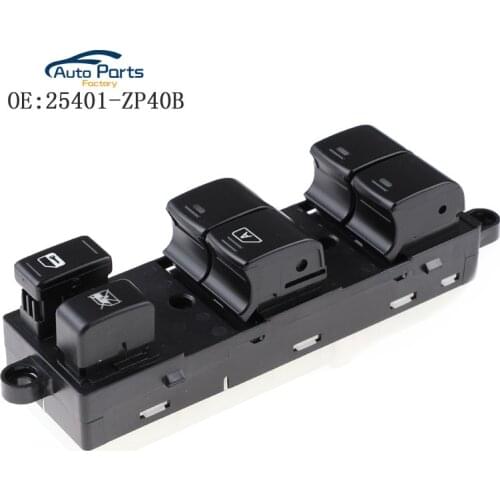 New Electric Power Window Switch for Pathfinder Front 05-08 Nissan Sentra 08-12 25401-ZP40B 25401-ZT50A 25401-ZJ60A 25401-ZE80A