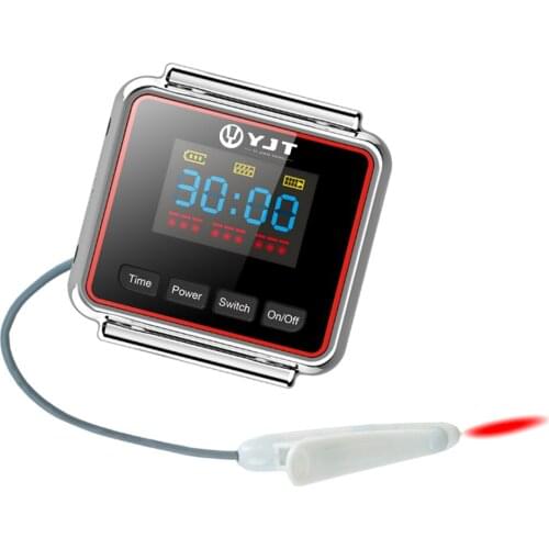 650nm Laser Physiotherapy Portable Wrist Diode for Diabetes Hypertension Treatment Diabetic Watch Laser Sinusitis Therapy Device