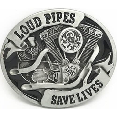 Western cowboy belt buckle letter pattern zinc alloy belt buckle leisure all-match smooth buckle men and women accessories