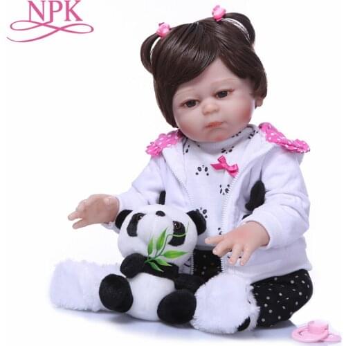 NPK Real Like Princess Reborn Baby Dolls Newborn 48CM Full Silicone Vinyl Babies Reborn New Design Childrens Day Gift Toy