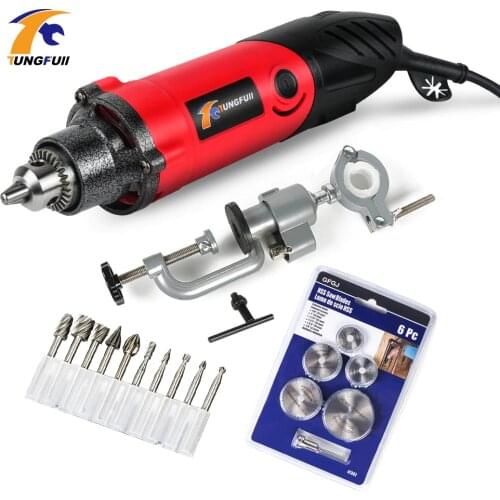 Tungfull Grinder Tool Carving Polishing Grinding Electric Drill Tools For Mini Electric Drill Power Tool Accessories Dremel
