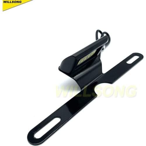 Universal Registration License Plate Holder Frame LED Light Motorcycle Accessories Parts