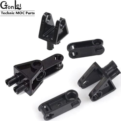 20Pcs High-Tech Axle Pins Connector Perpendicular 3L Steering Arm Suspension Engine 32069 32068 MOC Building Blocks Bricks Parts