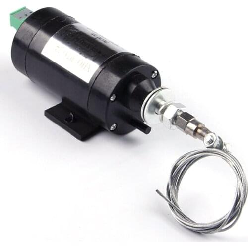 Open type XHQ-PTG 12v/24v diesel engine flameout genset solenoid valve electronic control oil cut stop valve