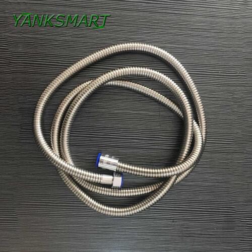 YANKSMART Bathroom Pull Out Hose 1.5m 2m Flexible Hose Polished Chrome Stainless Steel Shower Water Plumbing