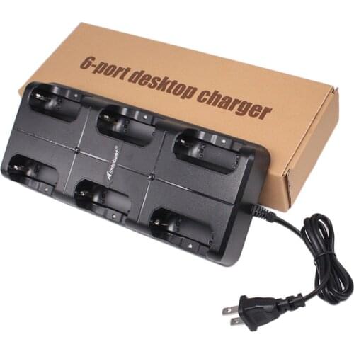 6 In 1 Charger Compatible for Zastone X6 RT22 Luiton LT-316 NKTECH NK-U1 TD-M8 Radtel RT-10 Radioddity R1 WLN KD-C1Plus