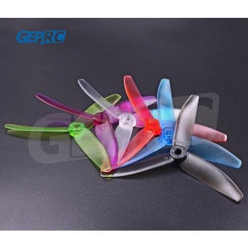 10 pairs GEP-Prop 5040 Clearly colorful three blade propeller for FPV Dualcopter